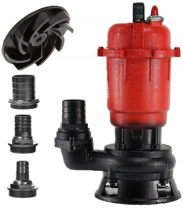 POMPA DO WODY CZYSTEJ SZAMBA BRUDNEJ Z ROZDRABNIACZEM ZATAPIALNA MOCNA