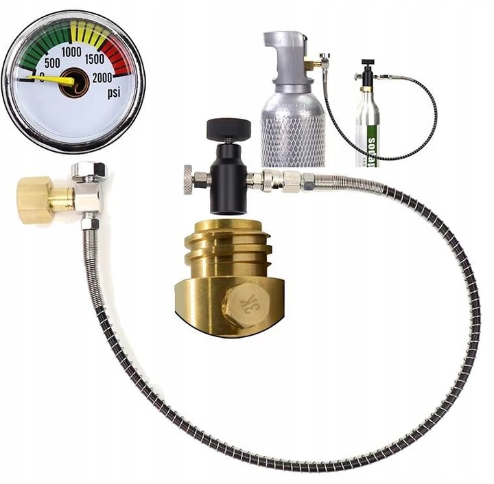 Wąż Przetoczka Adapter Do Napełniania CO2 pasuje do Sodastream brita