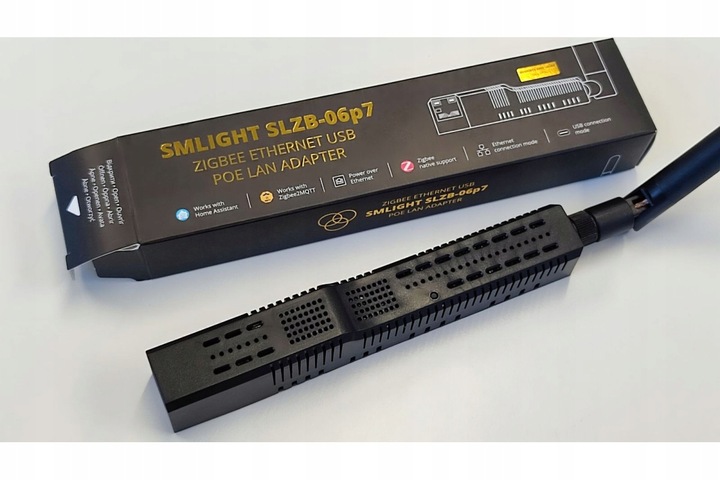 Adapter SLZB-06p7 Bramka Zigbee CC2652P7 Ethernet PoE USB LAN WIFI do
