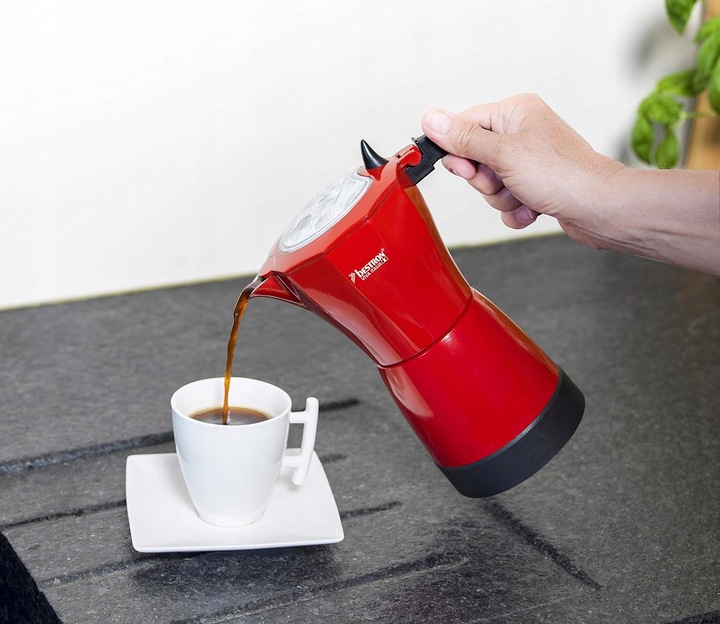 ELEKTRYCZNA Kawiarka 6F Ekspres Zaparzacz do Kawy Espresso Bestron