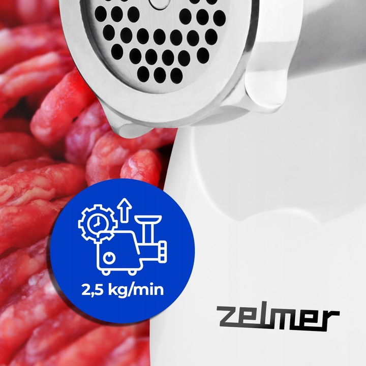 MASZYNKA DO MIELENIA MIĘSA ZELMER SZATKOWNICA WYCISKARKA WOLNOOBROTOWA