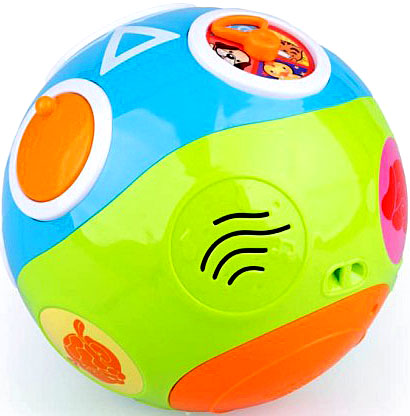 INTERAKTYWNA WIRUJĄCA PIŁKA EDUKACYJNA MÓWI PO POLSKU 6m+