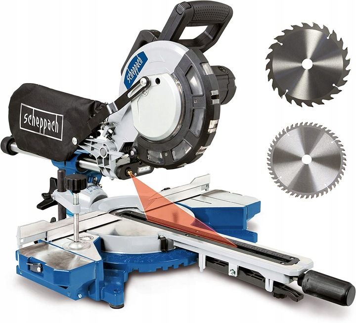 SCHEPPACH Piła ukośnica z posuwem Pilarka ukosowa HM216 + SOFT-START