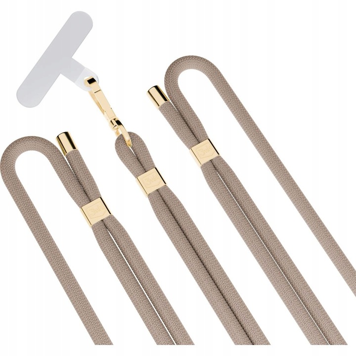 Smycz do telefonu 3MK EasyClip Elite Beżowy