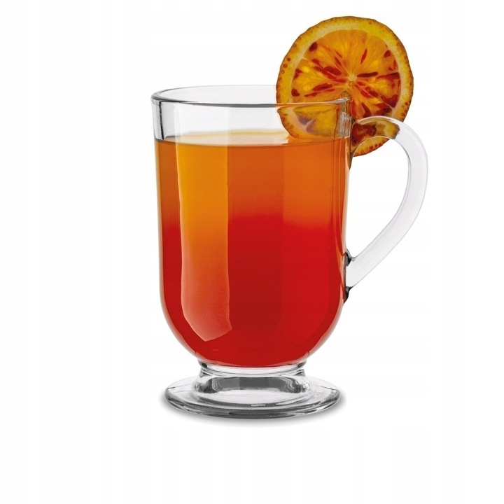 KUBEK do KAWY SZKLANKI z Uchem WYSOKIE Szklane Tadar Latte Mocha 6x300 ml