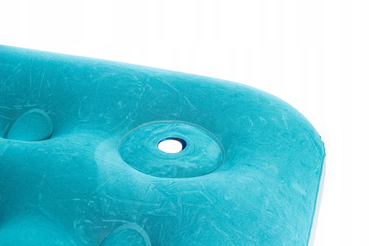 Materac dmuchany Riwall RRD-02 - 191×137×22 cm – welurowy 2-os