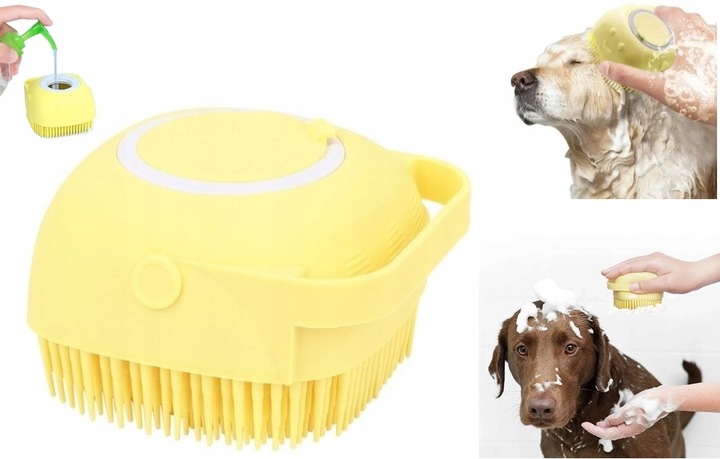 Szczotka silikonowa MYJKA do mycia PSA i KOTA 44Ż