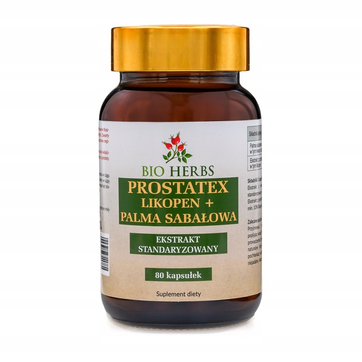 PROSTATEX LIKOPEN + PALMA SABAŁOWA 80szt. EKSTRAKT STANDARYZOWANY PROSTATA