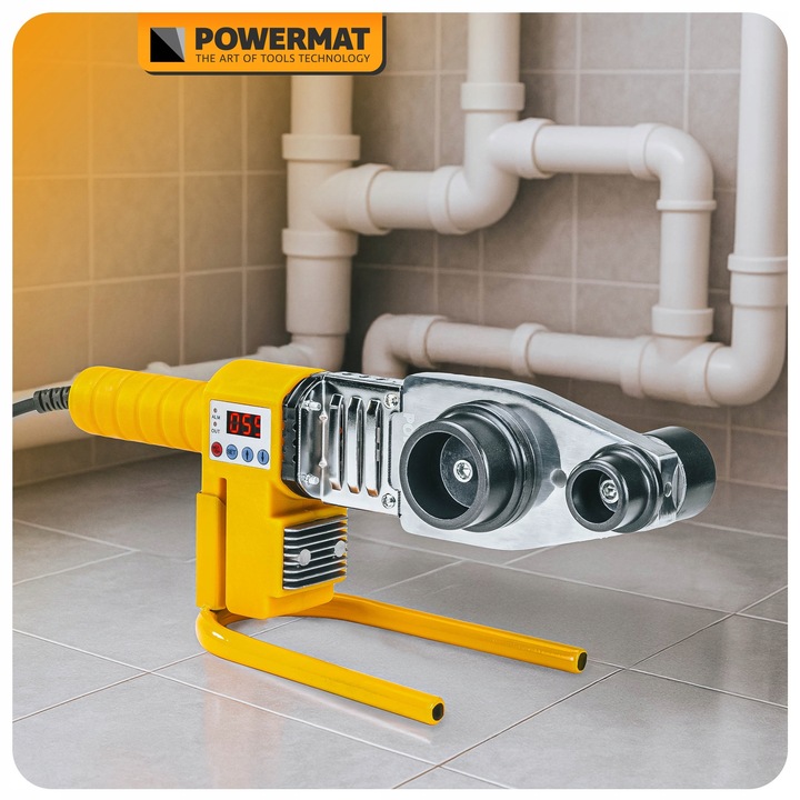 ZGRZEWARKA LCD DO RUR PP PCV MATRYCE 16-63mm 2800W POLIFUZYJNA