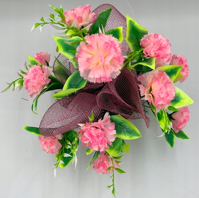 stroik na cmentarz grób kompozycja wiązanka pomnik