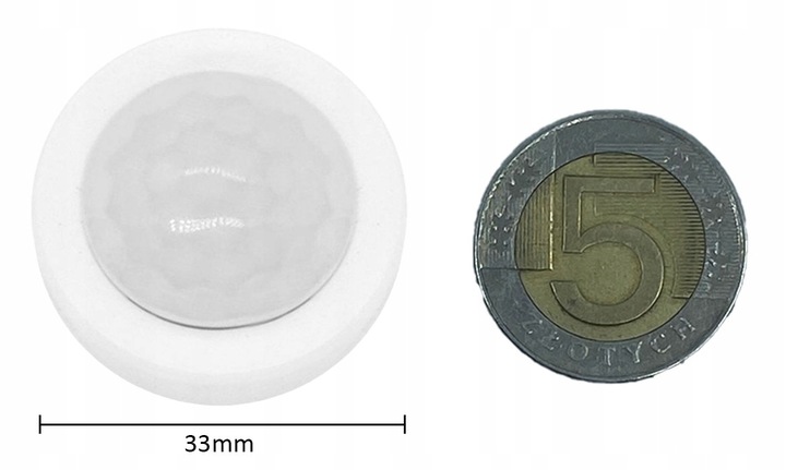 Czujnik RUCHU ZIGBEE 3.0 TUYA MINI PIR na baterie Inteligentny Smart Sensor