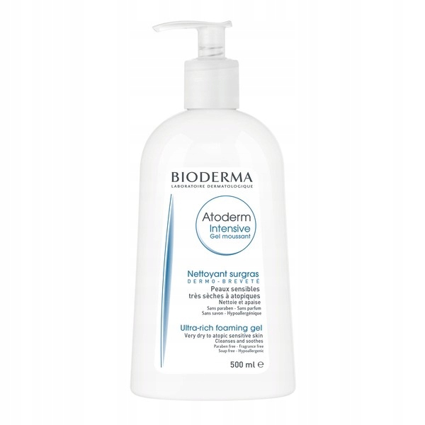 Bioderma Atoderm Intensive Gel Moussant Żel Do Mycia Skóry Bardzo Suchej