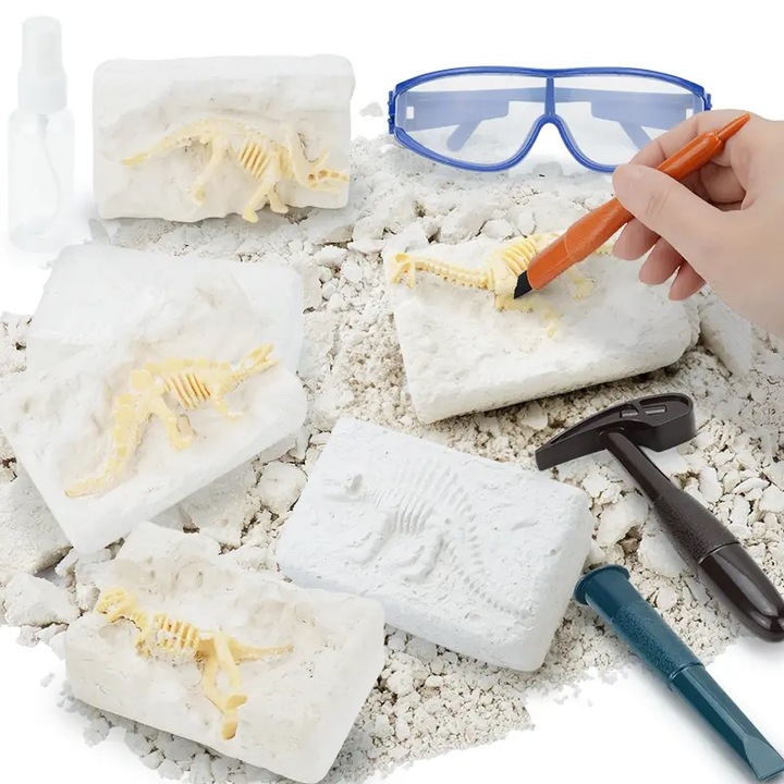 Wykopaliska Dinozaurów 6w1 Skamieniałości