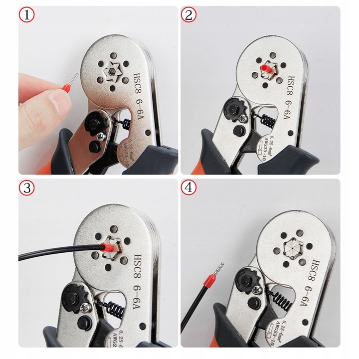 ZACISKARKA PRASKA TULEJEK DO KABLI SZEŚCIOKĄTNA