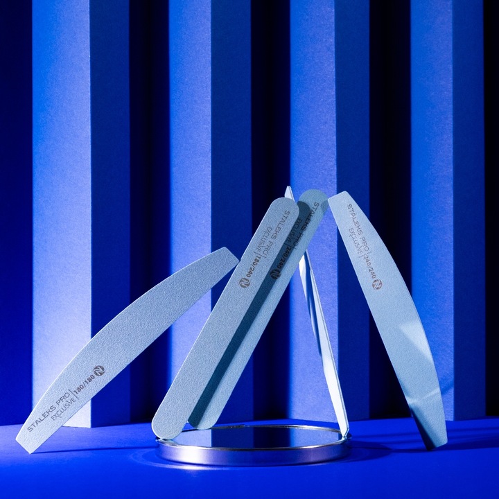 STALEKS Pilnik Łódka Do Paznokci Mineralny Expert 100/180 - 25 sztuk