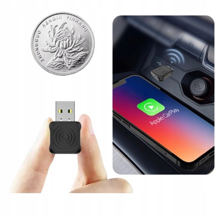 Bezprzewodowy CarPlay Android Auto Adapter Carlinkit Mini Ultra 2w1