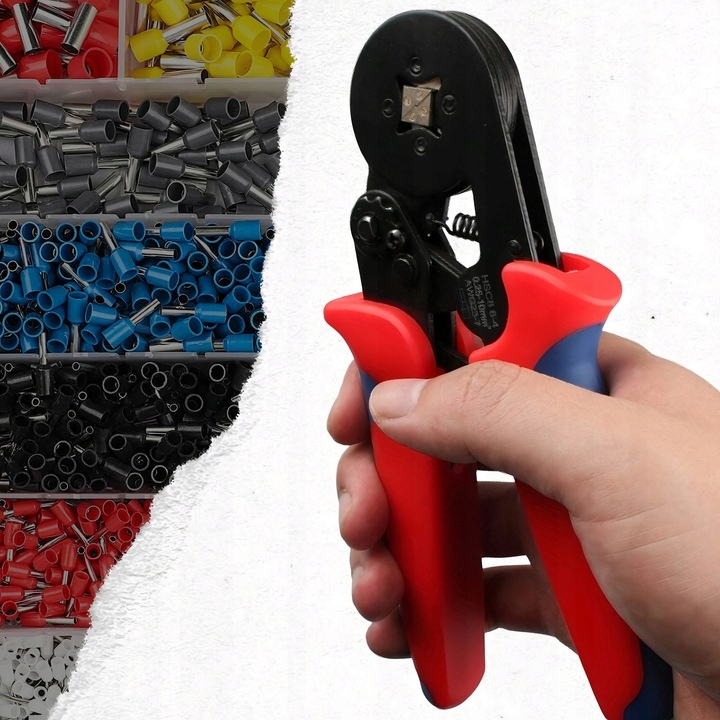 ZACISKARKA DO KONEKTORÓW + 1200 TULEJEK DO TULEJEK PRASA PRASKA SZCZYPCE