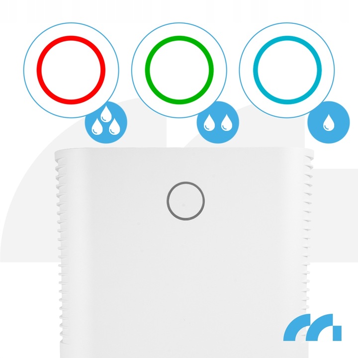 WYDAJNY OSUSZACZ POWIETRZA POCHŁANIACZ WILGOCI CICHY WiFi TIMER