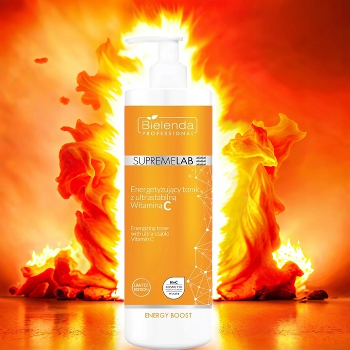 TONIK DO TWARZY BIELENDA SUPREMELAB ENERGETYZUJĄCY Z WITAMINĄ C 500ML