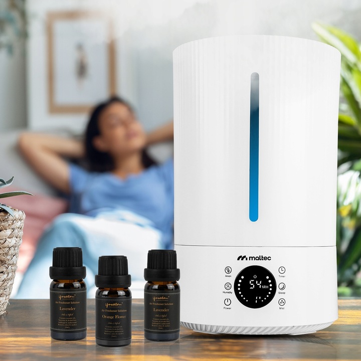 NAWILŻACZ POWIETRZA JONIZATOR 5L AROMATERAPIA DYFUZOR OLEJKI ZAPACHOWE