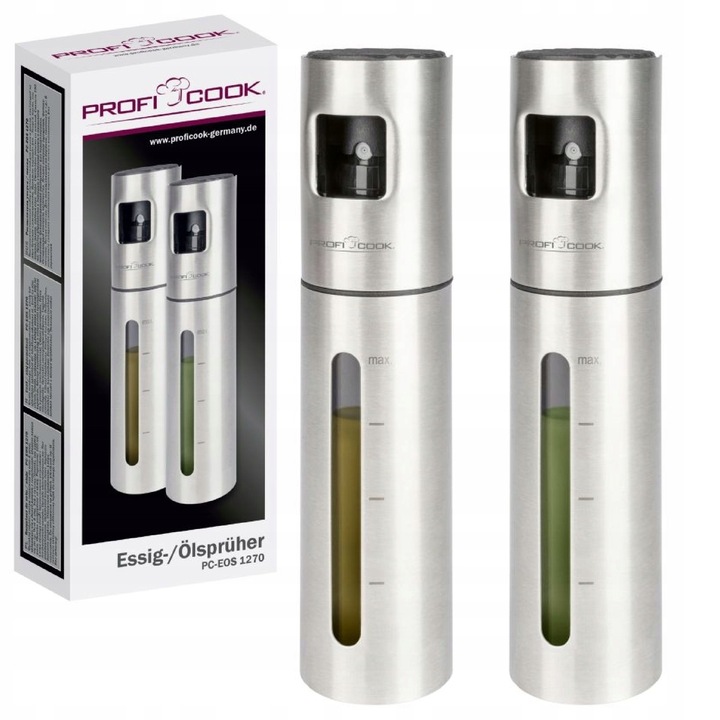 ROZPYLACZ do Oleju Oliwy SPRYSKIWACZ DOZOWNIK OCTU ATOMIZER STALOWY