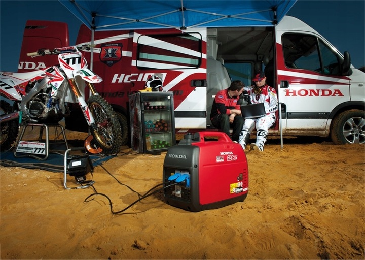 HONDA AGREGAT PRĄDOTWÓRCZY Generator Jednofazowy 230V 2,2kW Cichy +