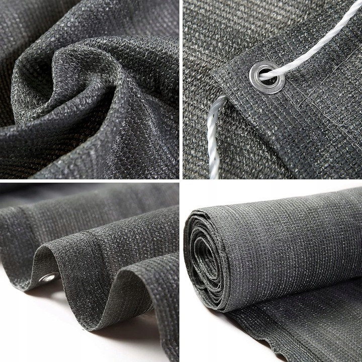 OSŁONA BALKONOWA MATA TARASOWA SIATKA NA BALKON TARAS PŁOT 1,2x5m UV