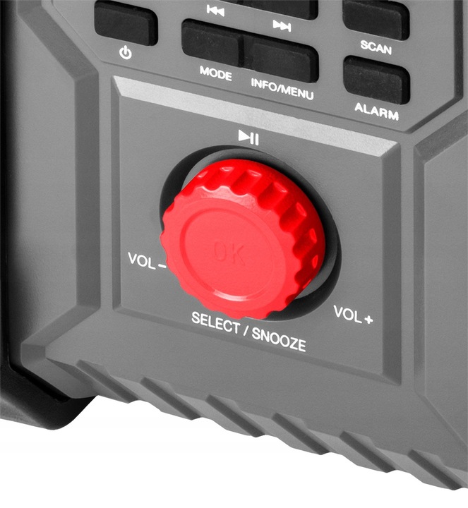 RADIO BUDOWLANE BLUETOOTH USB AKU 4AH + ŁADOWARKA