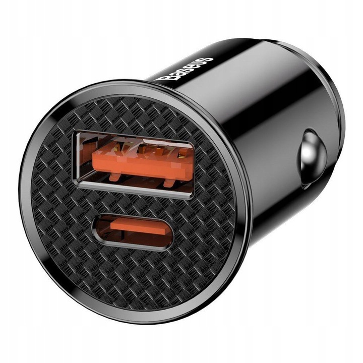 Ładowarka samochodowa Baseus Circular 30W 5A USB do auta, szybkie ładowanie