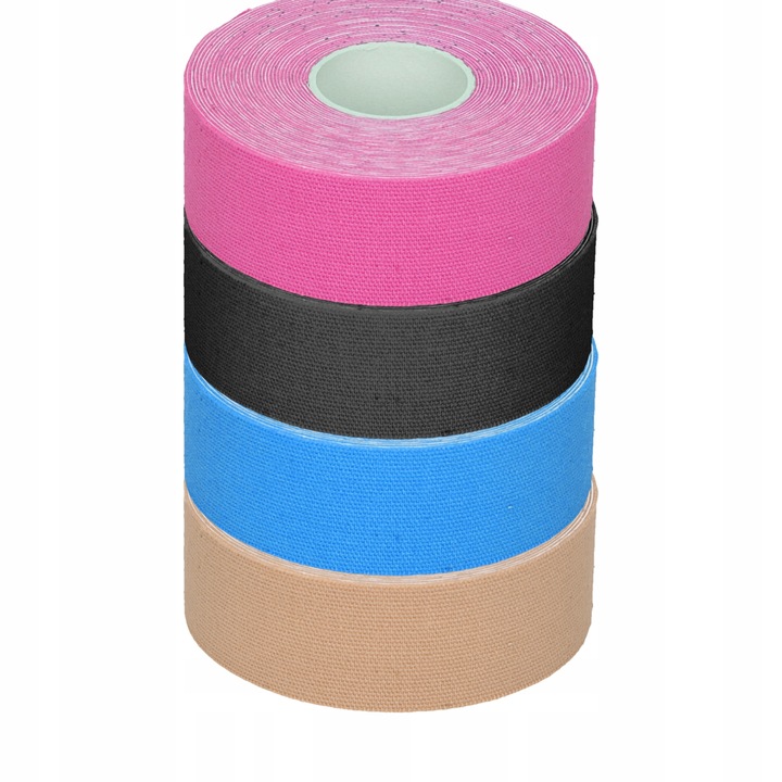 4x FACE TAPE TEJPY DO TAPINGU TWARZY TAŚMA KINEZJOLOGICZNA PLASTRY 2,5