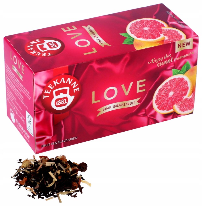 Herbata owocowa w torebkach Teekanne Love grejpfrut 20szt x9