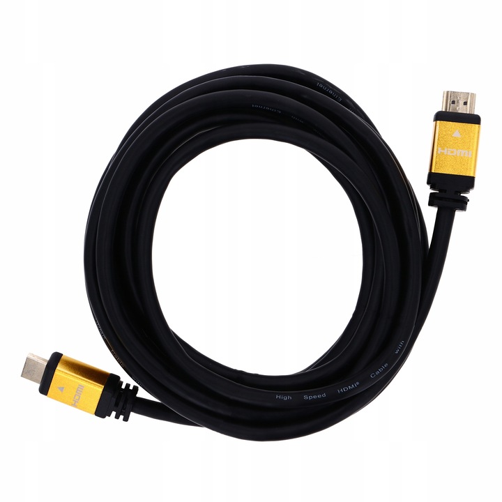KABEL PRZEWÓD HDMI - HDMI 2.0 5M UHD 2160P 4K 60Hz 3D 48bit 18GBPS HDR 5M