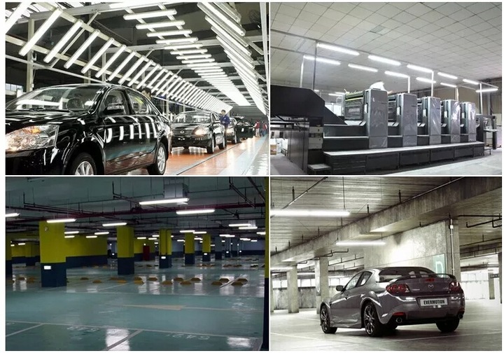 8x Natynkowa Lampa LED Panel 36W 120cm plafon gara