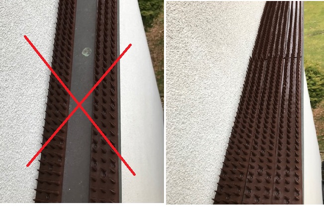 WYSOKIE KOLCE NA PTAKI GOŁĘBIE KUN KOLORÓW 10 SZT 5 METRÓW KOLOR