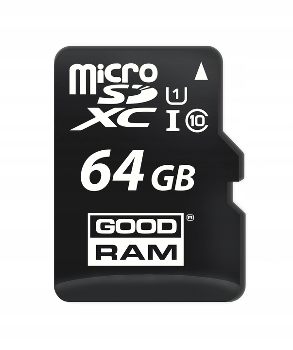 GOODRAM 64GB microSDXC class 10 UHS I + adapter