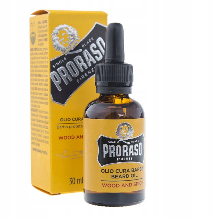 PRORASO SINGLE Wood And Spice Olejek Dla Mężczyzn Do Pielęgnacji Brody