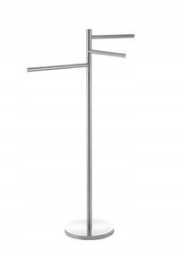 STOJAK na RĘCZNIKI wieszak 3 RAMIONA obrotowe