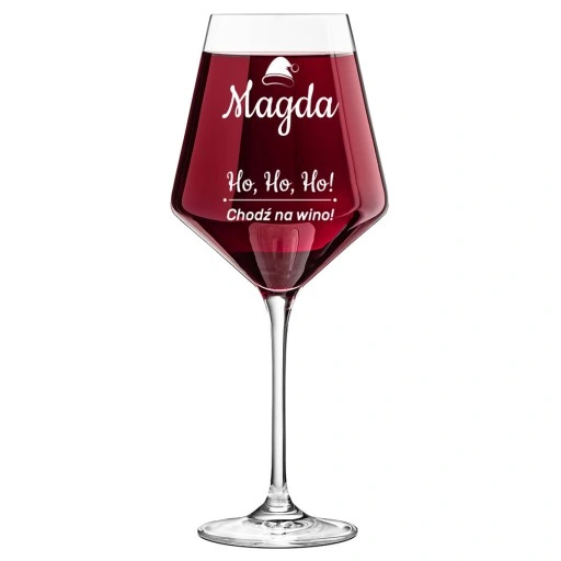 KIELISZEK DO WINA KROSNO prezent na Święta dla mamy żony dziewczyny babci