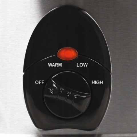 LUND WOLNOWAR GARNEK CERAMICZNY SLOW COOKER INOX LCD 320W 5,6L 3TRYBY