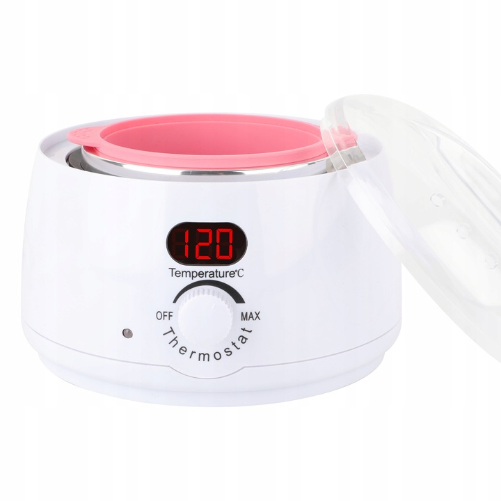 Podgrzewacz wosku 5x wosk twardy Zestaw depilacja LCD 100W z akcesoriami