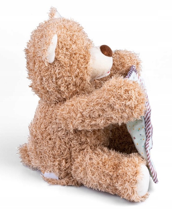 Dumel INTERAKTYWNY MIŚ ZABAWA w A-kuku PLUSZAK RUSZA buzią i łapkami MÓWI