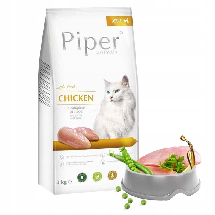 Piper karma sucha kurczak 3 kg