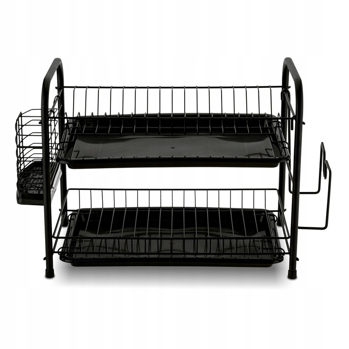 DWUPOZIOMOWA suszarka do naczyń DUŻA suszarka Z TACKĄ 53x33x24cm Nova Tadar