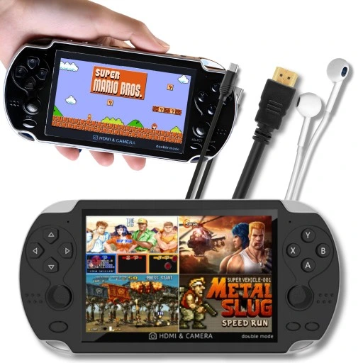 MINI konsola przenośna do gier RETRO x7 POLSKIE MENU 1000 GIER + KABEL