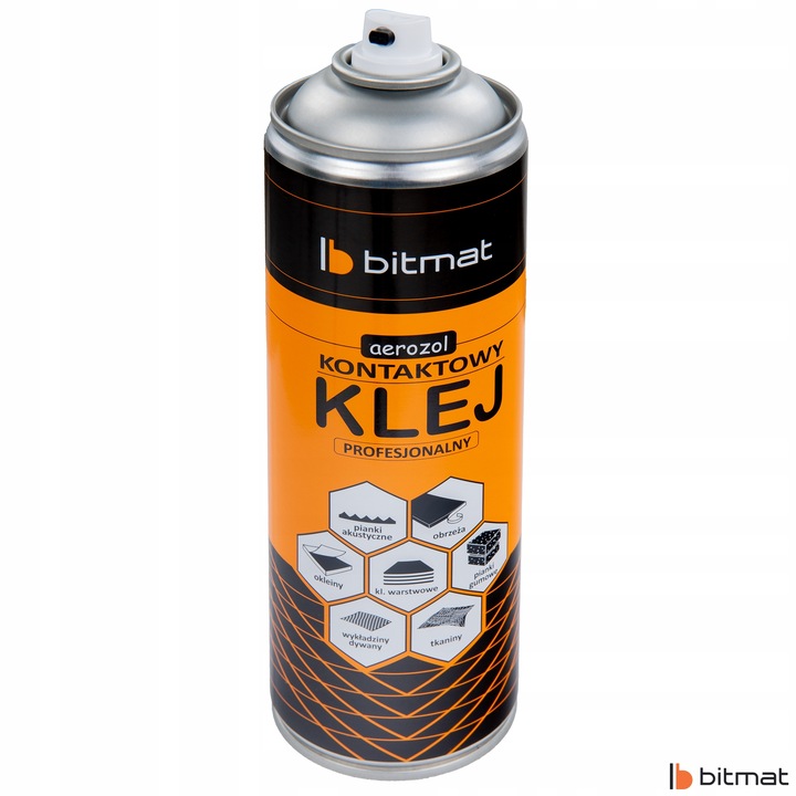 KLEJ SPRAY FILCU MAT PIANEK GĄBEK WYGŁUSZAJĄCYCH montażowy łatwa aplikacja