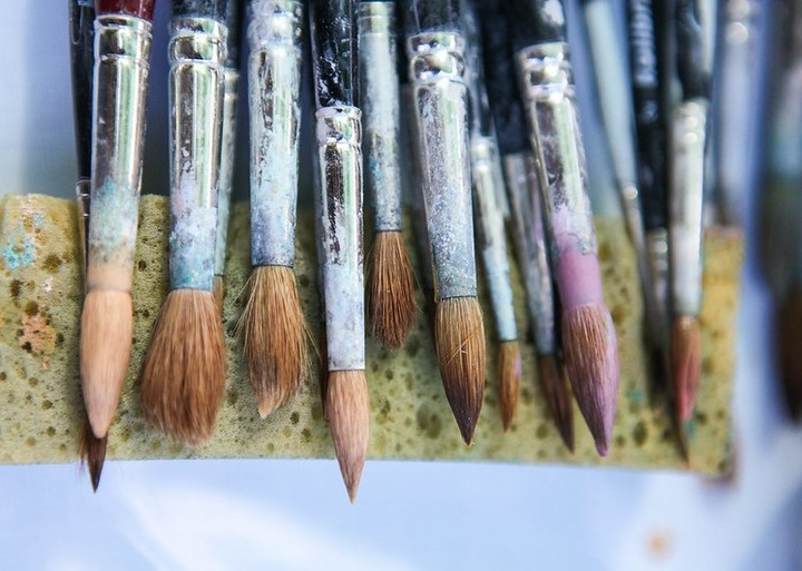 Łyżeczka Ceramiczna 13,8 cm, Kotek, Ceramika Artystyczna Bolesławiec.