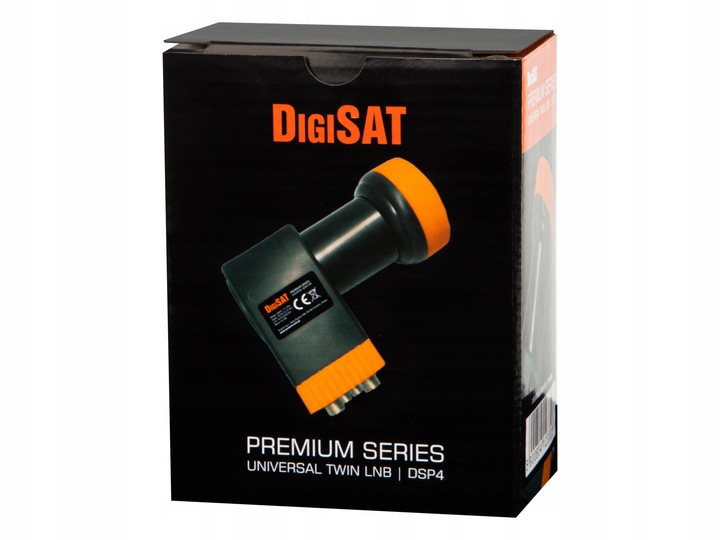 KONWERTER SATELITARNY QUAD PREMIUM 4K HD 4 GNIAZDA POCZWÓRNY + 4x WTYK