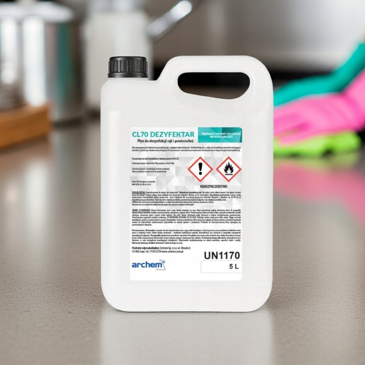 Płyn do dezynfekcji 5L – do rąk, powierzchni
