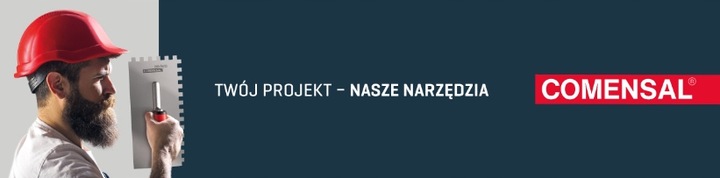 COMENSAL Paca typu weneckiego z zaokrąglonymi rogami - do gładzi i gipsu