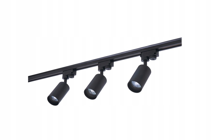 Szynoprzewód LED 3x reflektor GU10 szyna track 1m Oświetlenie Na Szynę